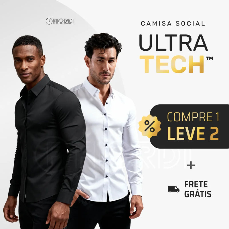Camisa Social Masculina Ultra Tech