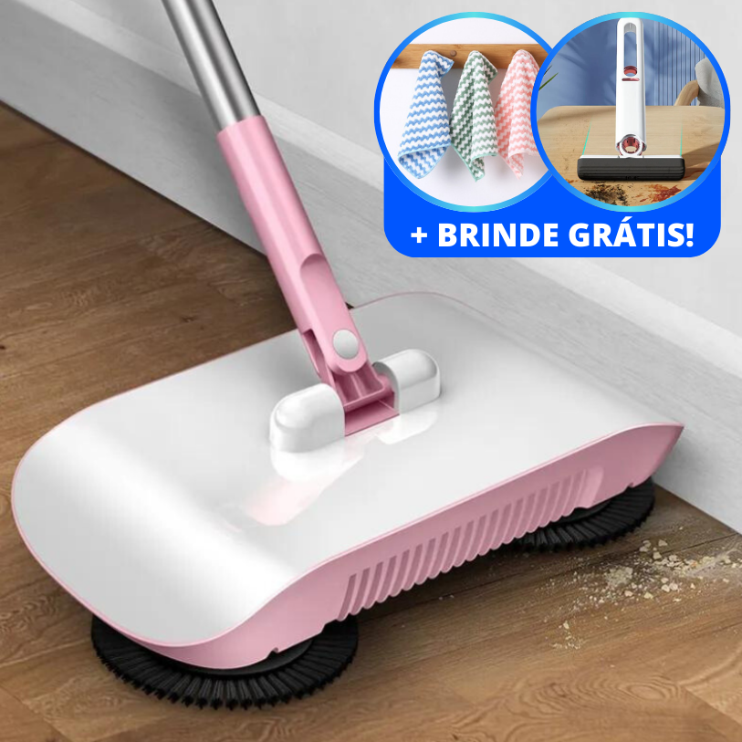 Vassoura Inteligente MagicClean - Limpeza Rápida Sem Esforço