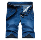 Bermuda Masculina Jeans Premium Slim - Super Confortável