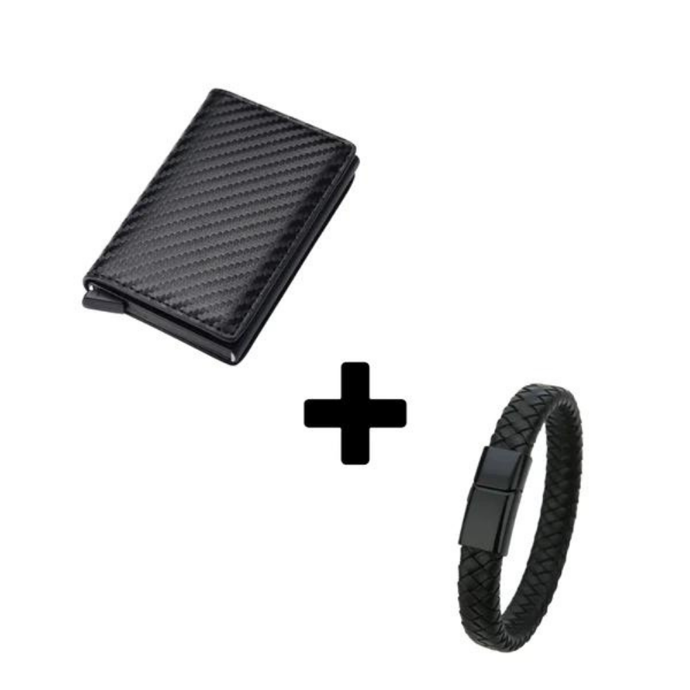 Carteira Minimalista Anti Furto com Proteção RFID