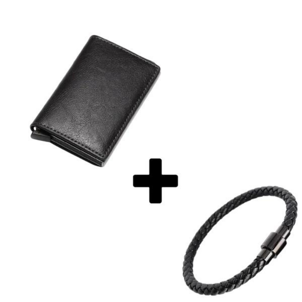 Carteira Minimalista Anti Furto com Proteção RFID