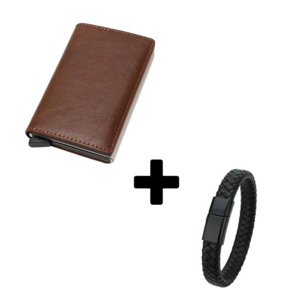 Carteira Minimalista Anti Furto com Proteção RFID