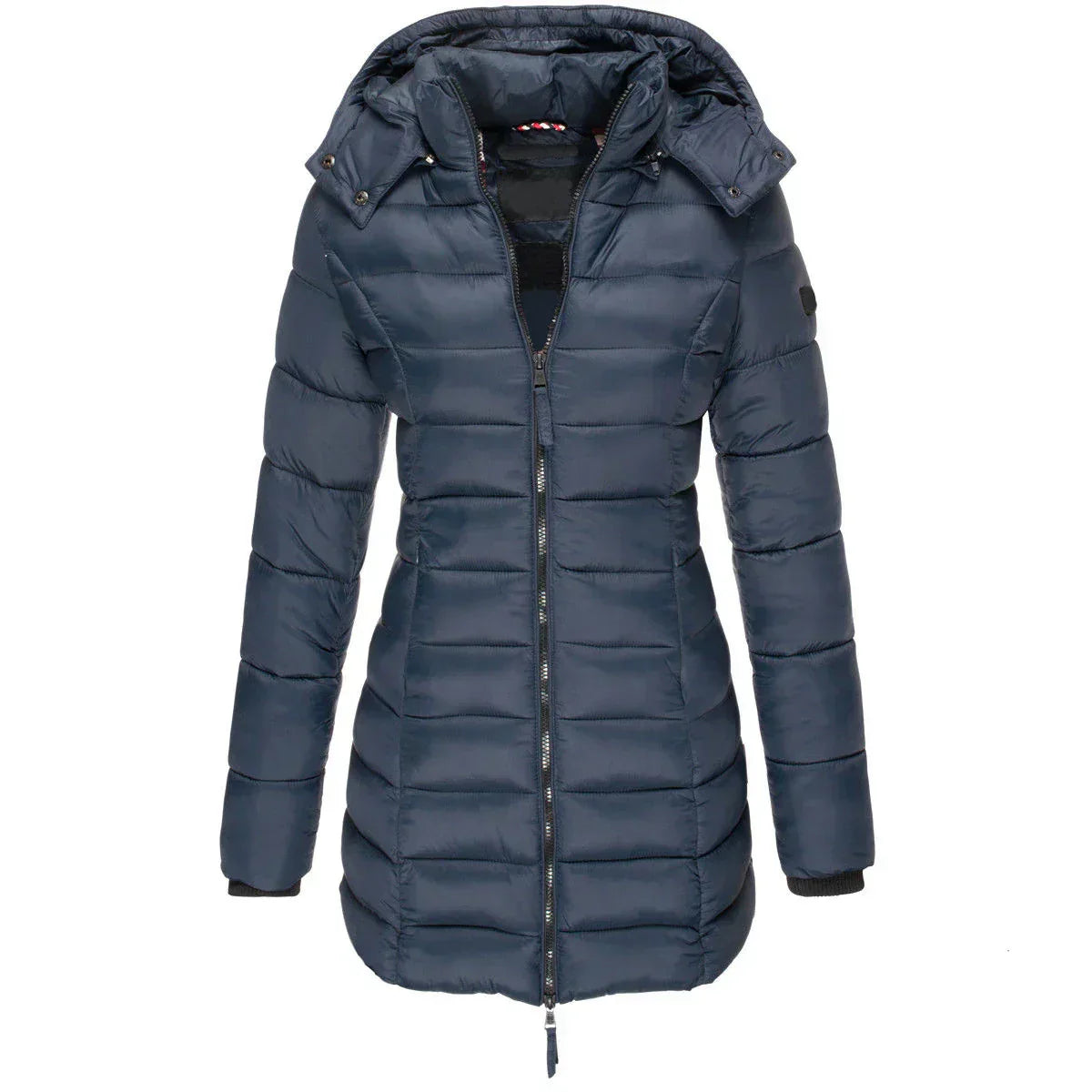 Casaco Feminino de Inverno com Capuz e Zíper - Acolhedor, Elegante e Leve