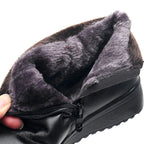 Bota Couro de Inverno Peluciado - Hellena