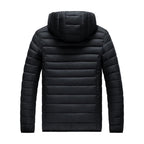 Jaqueta Masculina de Inverno Corta Vento Acolchoada
