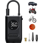 Mini Compressor de Ar Portátil para Carro, Moto e Bicicleta Recarregável