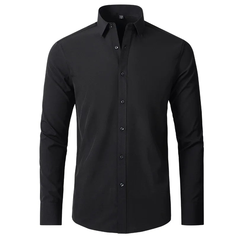 Camisa Slim Fit Social que Não Amarrota ConfortSlim