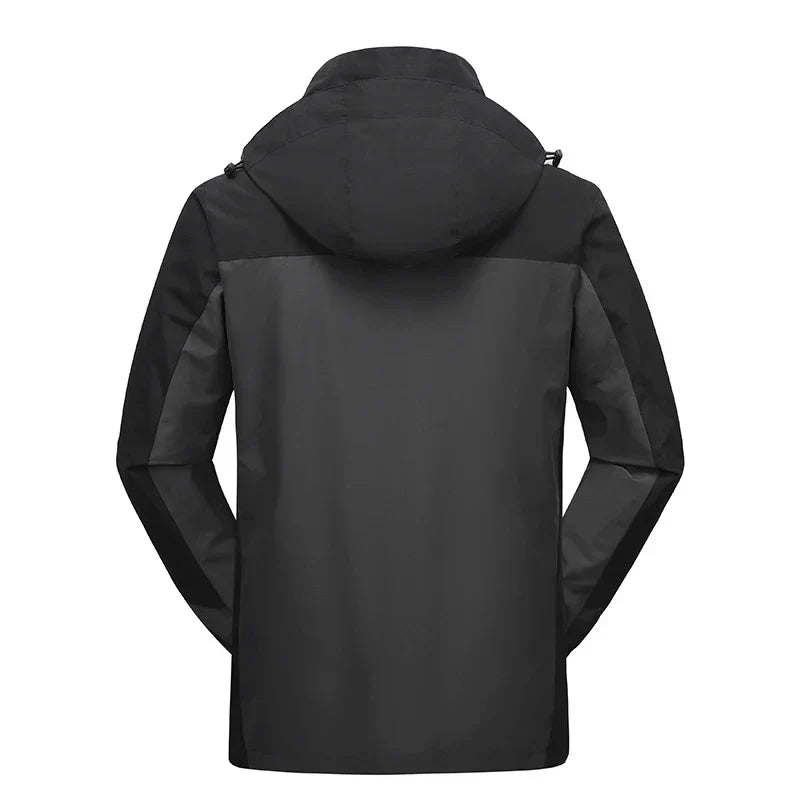 Jaqueta Masculina 3 em 1 com Forro Fleece Impermeável Corta-Vento