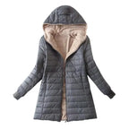 Casaco Feminino Longo Para Inverno Elegante