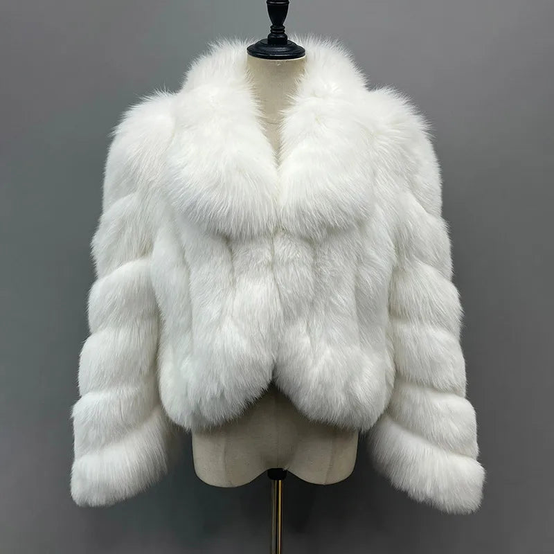 Casaco Feminino com Gola Alta Peluciado Para Inverno