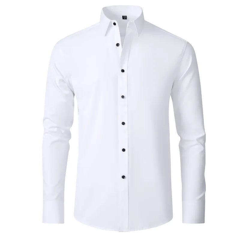Camisa Slim Fit Social que Não Amarrota ConfortSlim