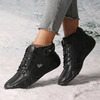 Bota Feminina Retrô Design Trendy Antiderrapante