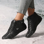 Bota Feminina Retrô Design Trendy Antiderrapante
