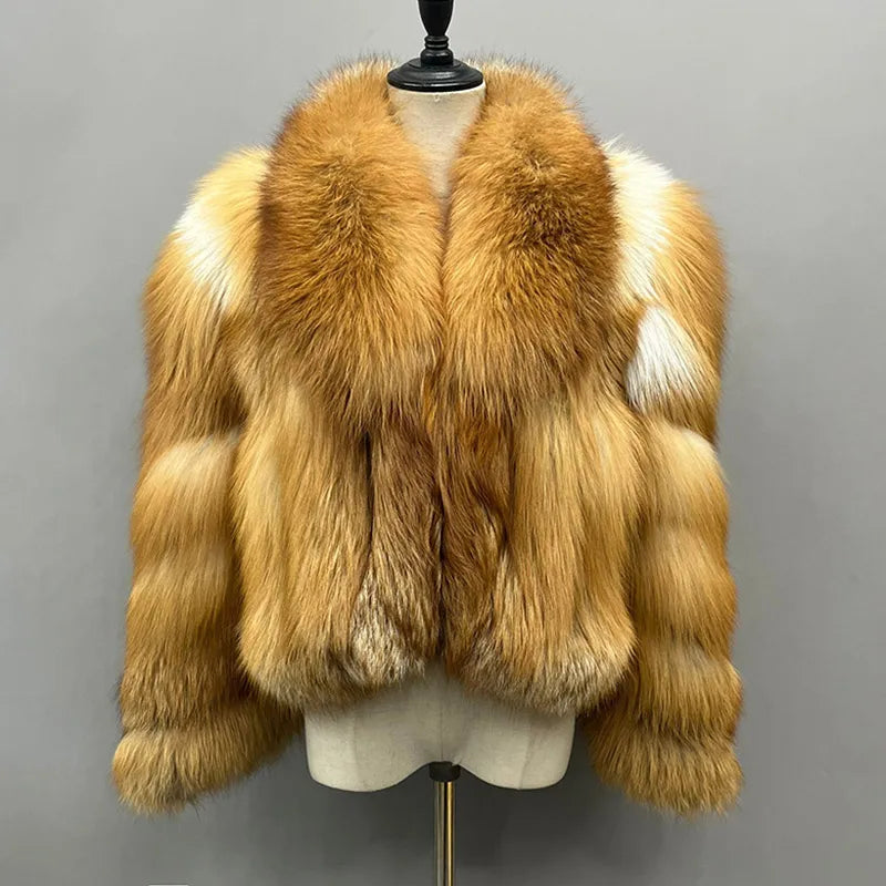 Casaco Feminino com Gola Alta Peluciado Para Inverno