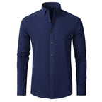 Camisa Slim Fit Social que Não Amarrota ConfortSlim