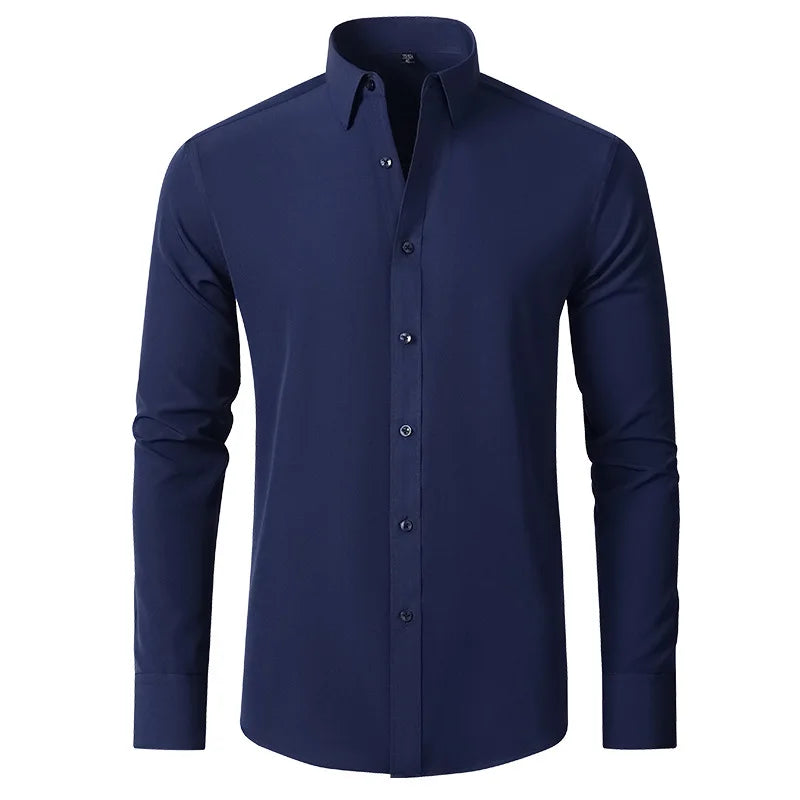 Camisa Slim Fit Social que Não Amarrota ConfortSlim