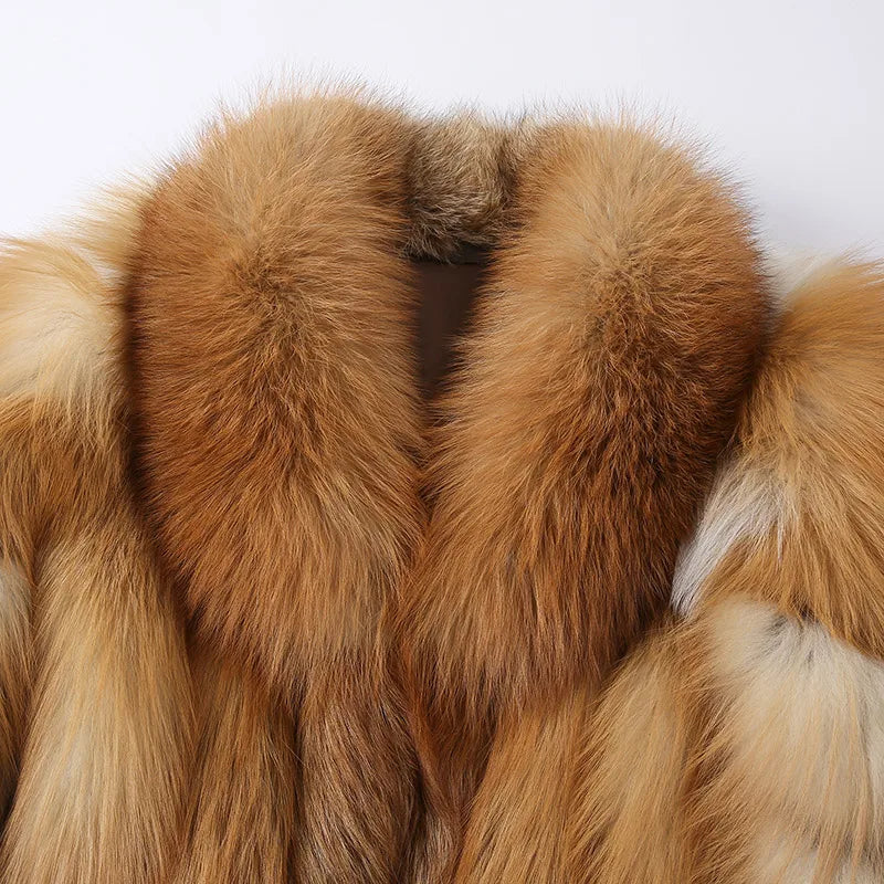 Casaco Feminino com Gola Alta Peluciado Para Inverno