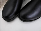 Bota Couro Pelúcida Inverno - Anabela