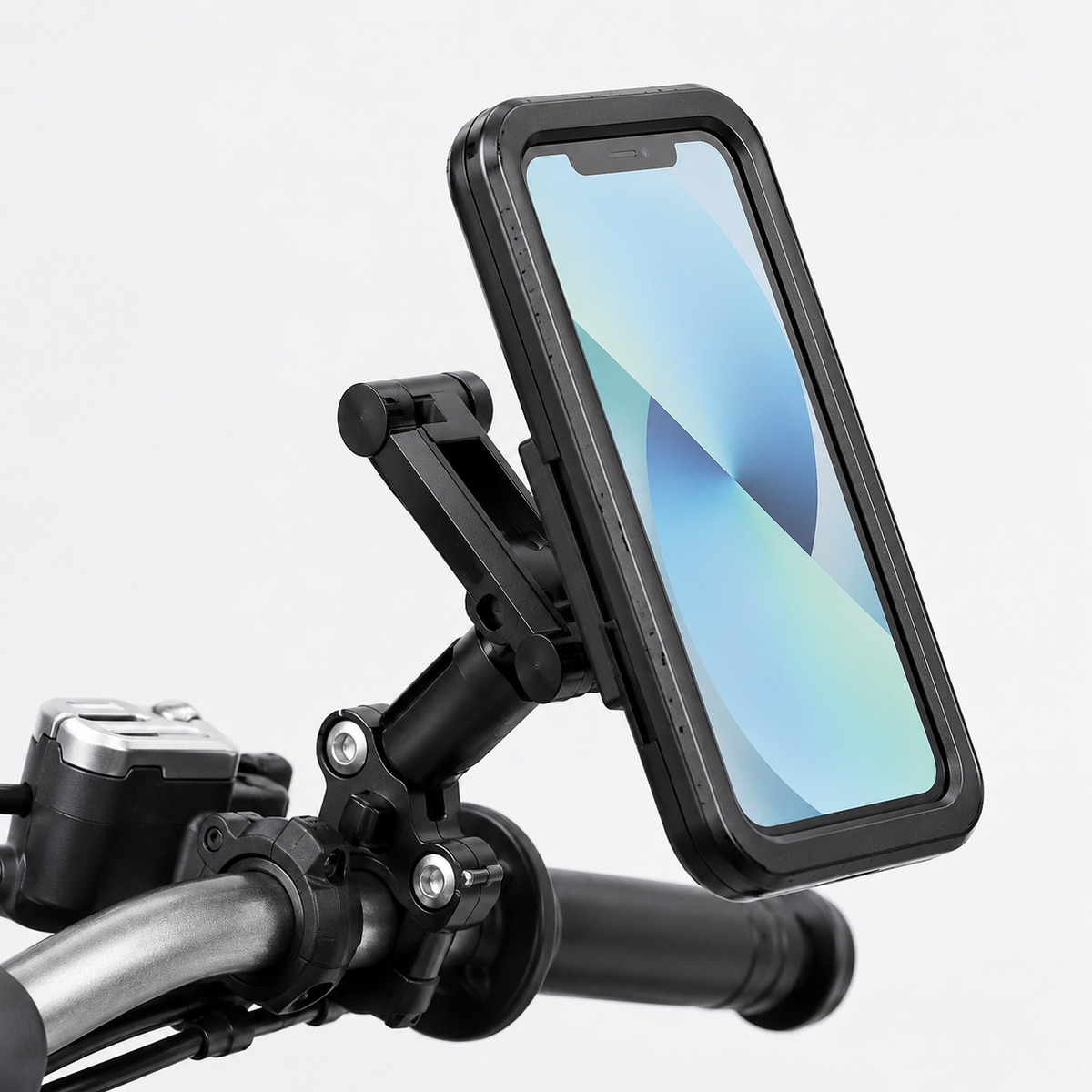 Suporte Articulado para Celular Impermeavel Universal para Moto e Bicicleta