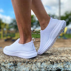 Tênis Feminino Estilo Meia Slip On Flexível