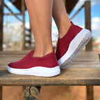 Tênis Feminino Estilo Meia Slip On Flexível