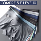 Cueca Boxer de Seda Gelada - Ice Boxer (Compre 5 Leve 10)