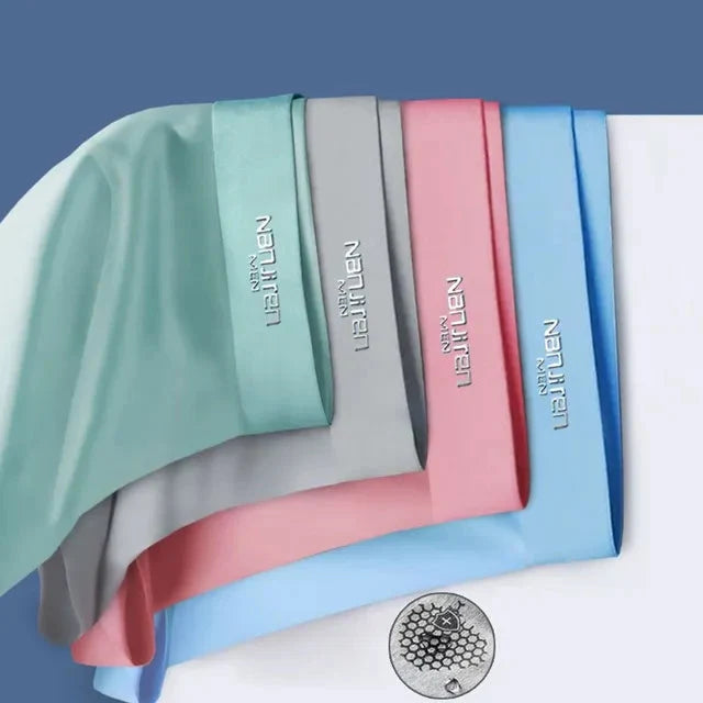 Cueca Boxer de Seda Gelada - Ice Boxer (Compre 5 Leve 10)