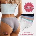 Calcinha CottonConfort Plus Original [ANTIBACTERIANA] – [PAGUE 5 LEVE 10]
