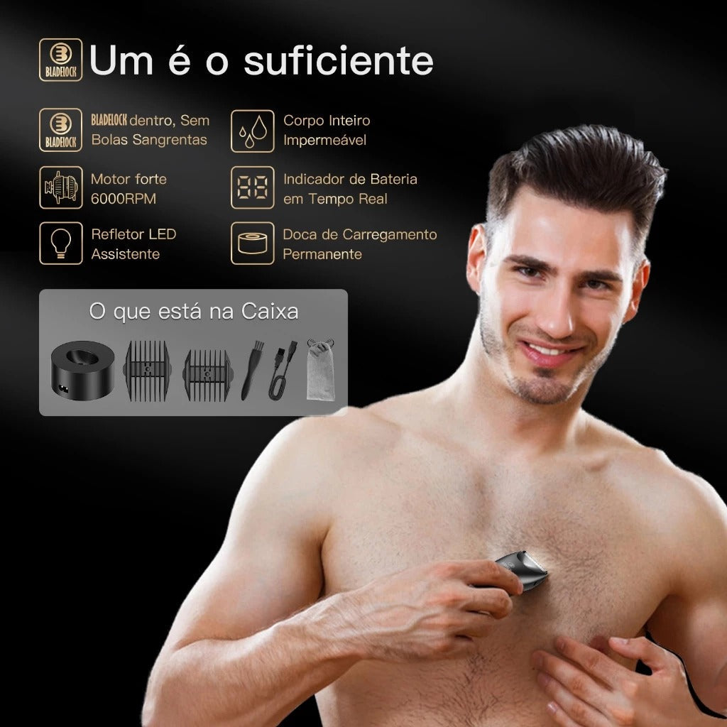 Barbeador Elétrico Profissional - BarberFlex