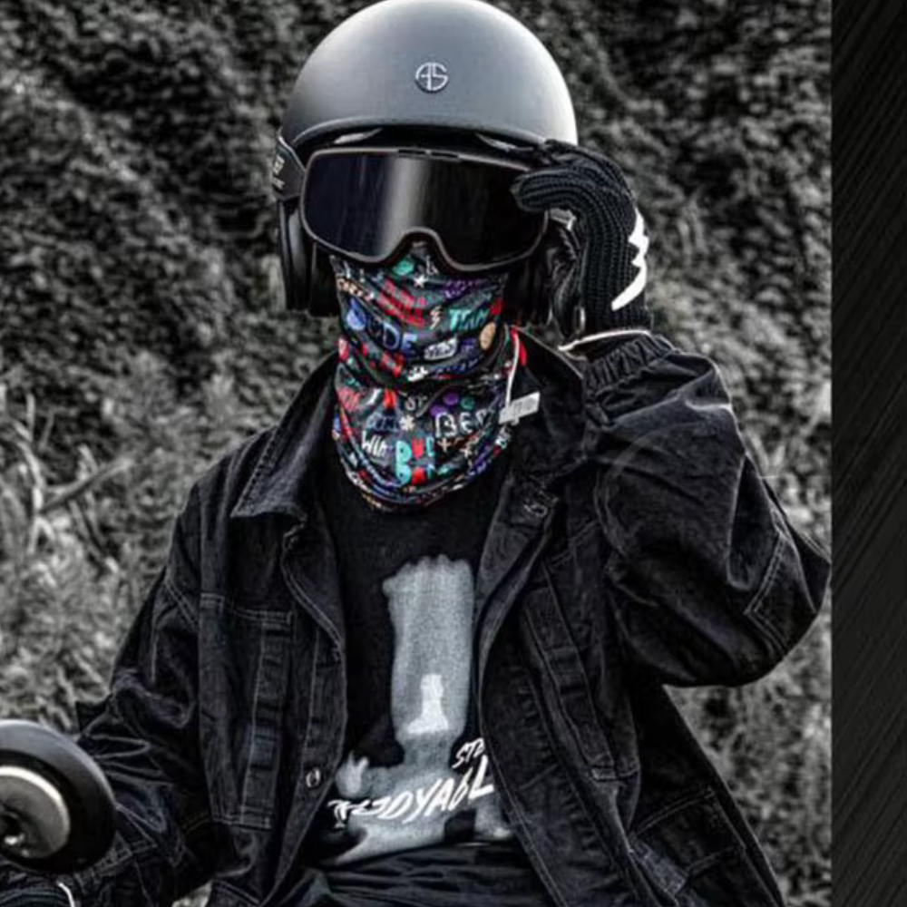 Óculos Retrô para Motociclistas com Lentes Espelhadas Antirreflexo