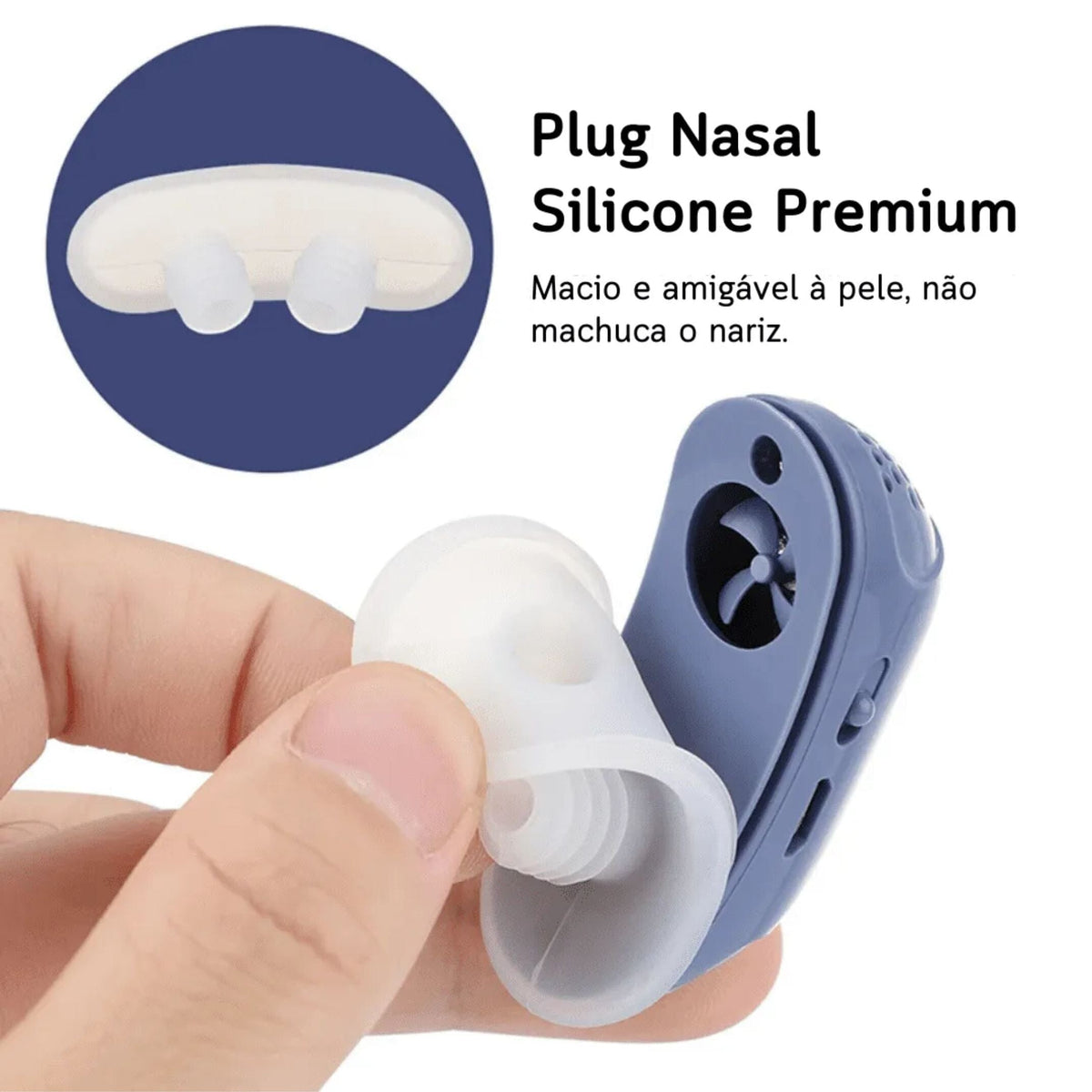 Dispositivo Anti Ronco Eletrônico Mini CPAP - SleepMax