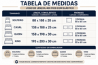 Jogo De Lençol 400 Fios Com Elástico Tecido Liso