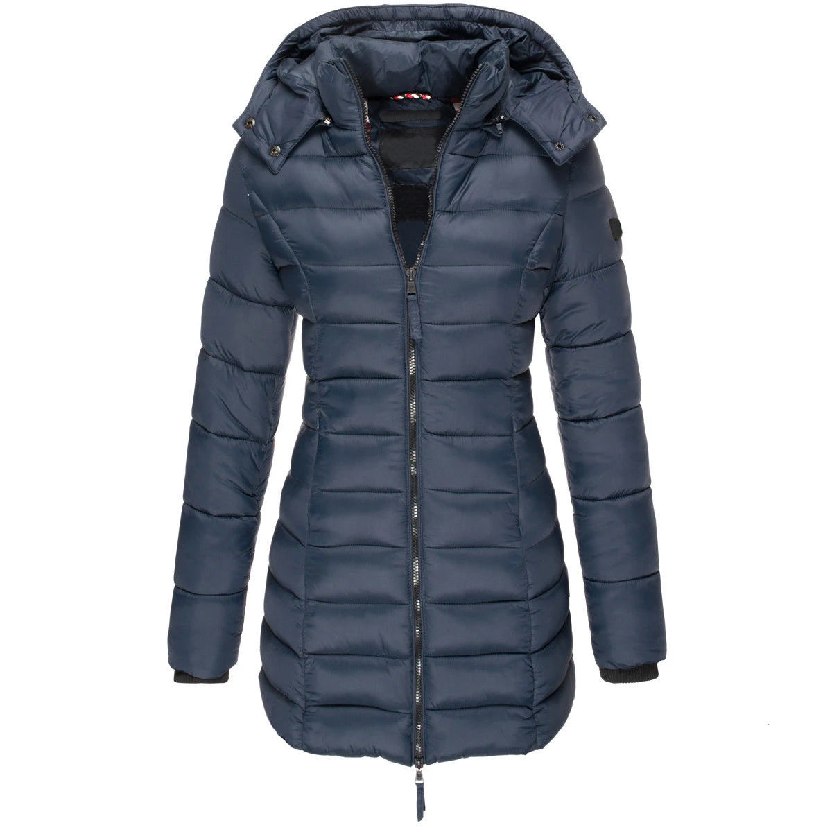 Casaco Feminino de Inverno com Capuz e Zíper - Acolhedor, Elegante e Leve