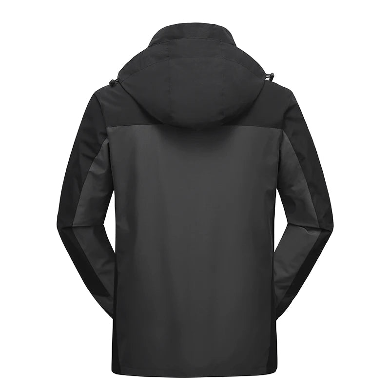 Jaqueta Masculina 3 em 1 com Forro Fleece Impermeável Corta-Vento
