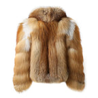 Casaco Feminino com Gola Alta Peluciado Para Inverno