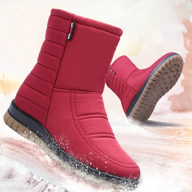Bota Curta Feminina Para Inverno Impermeável Antiderrapante Proteção e Conforto