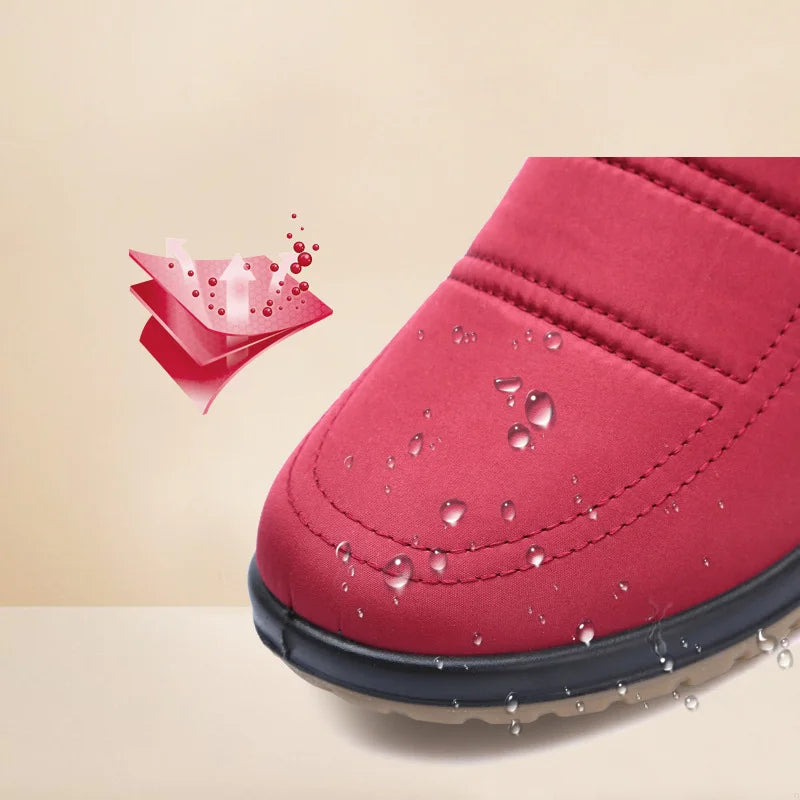 Bota Curta Feminina Para Inverno Impermeável Antiderrapante Proteção e Conforto