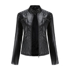 Jaqueta Feminina Casual com Zíper Estilo Streetwear