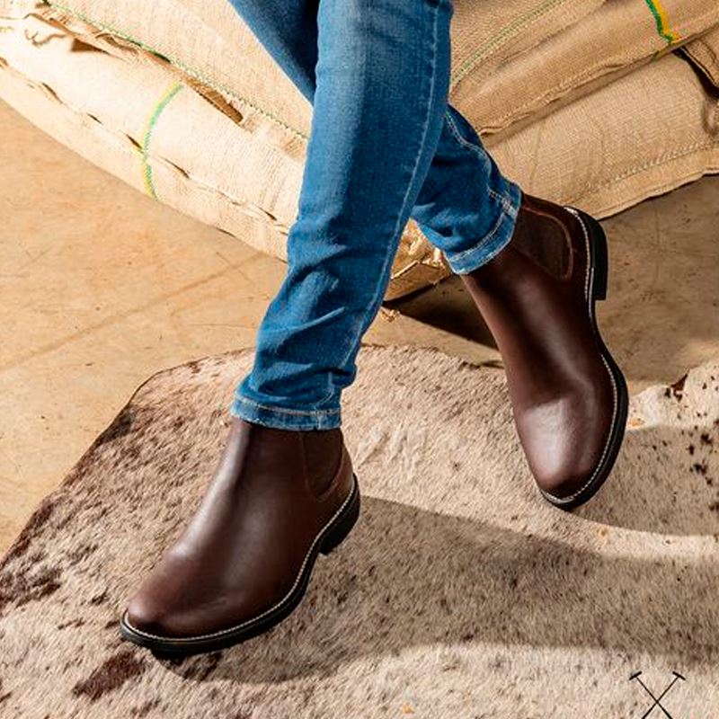 Bota Masculina de Couro Legítimo - Ultra Resistente