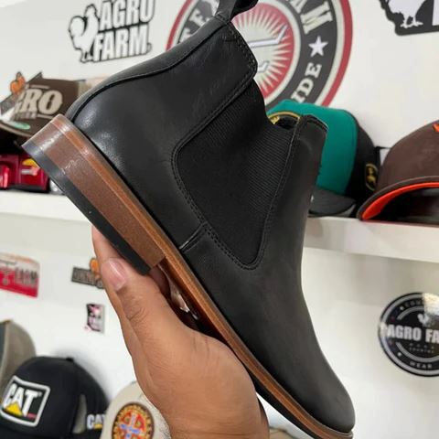 Bota Masculina de Couro Legítimo - Ultra Resistente