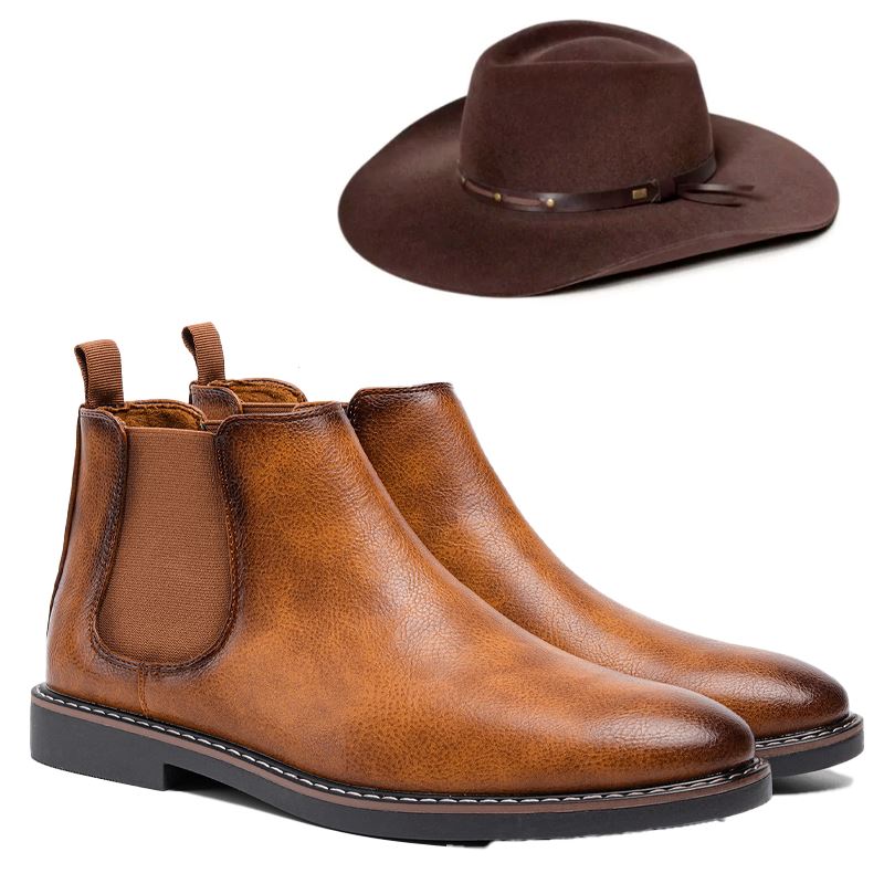 Bota Masculina de Couro Legítimo - Ultra Resistente