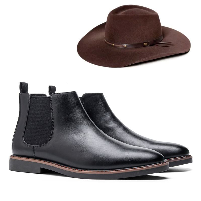 Bota Masculina de Couro Legítimo - Ultra Resistente