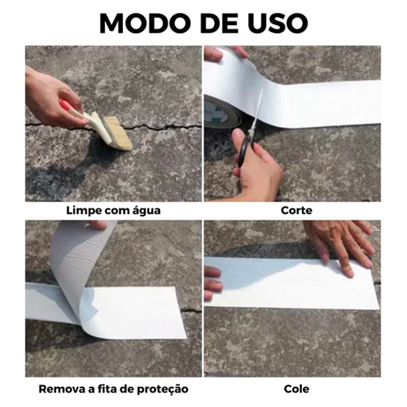 Super Fita Adesiva Impermeável UltraBonde - A Solução Para Vazamentos