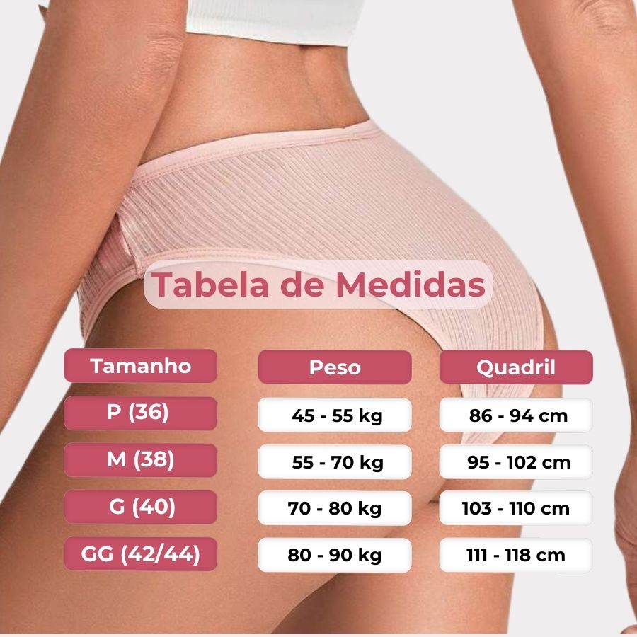 Calcinha CottonConfort Plus Original [ANTIBACTERIANA] – [PAGUE 5 LEVE 10]