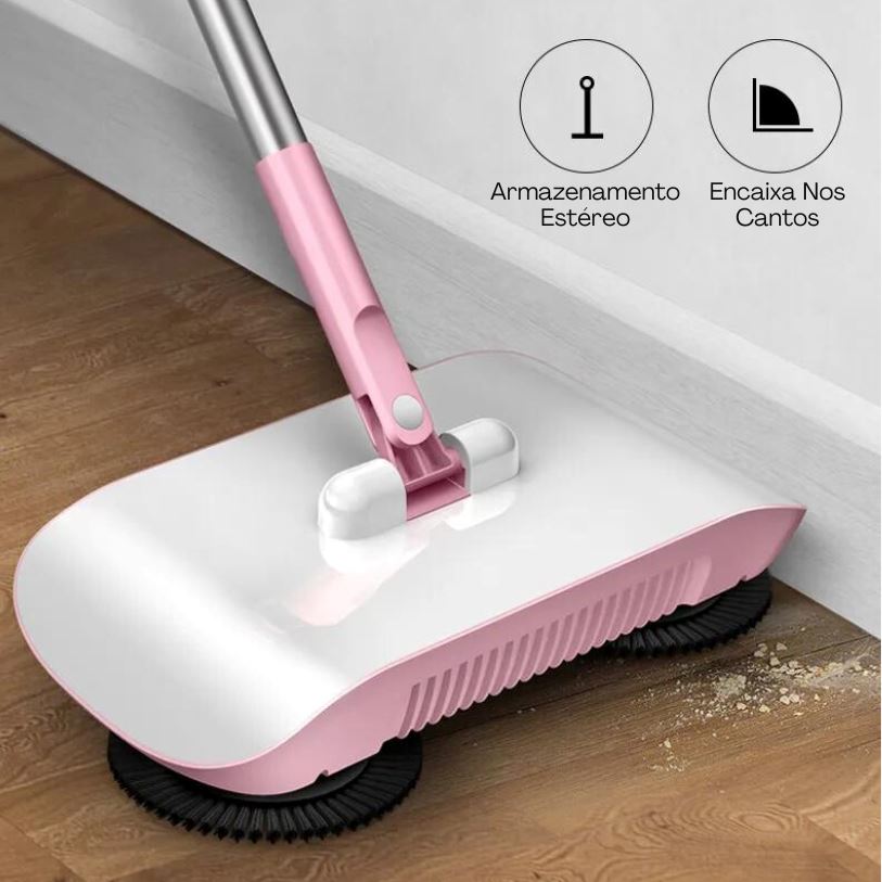 Vassoura Inteligente MagicClean - Limpeza Rápida Sem Esforço